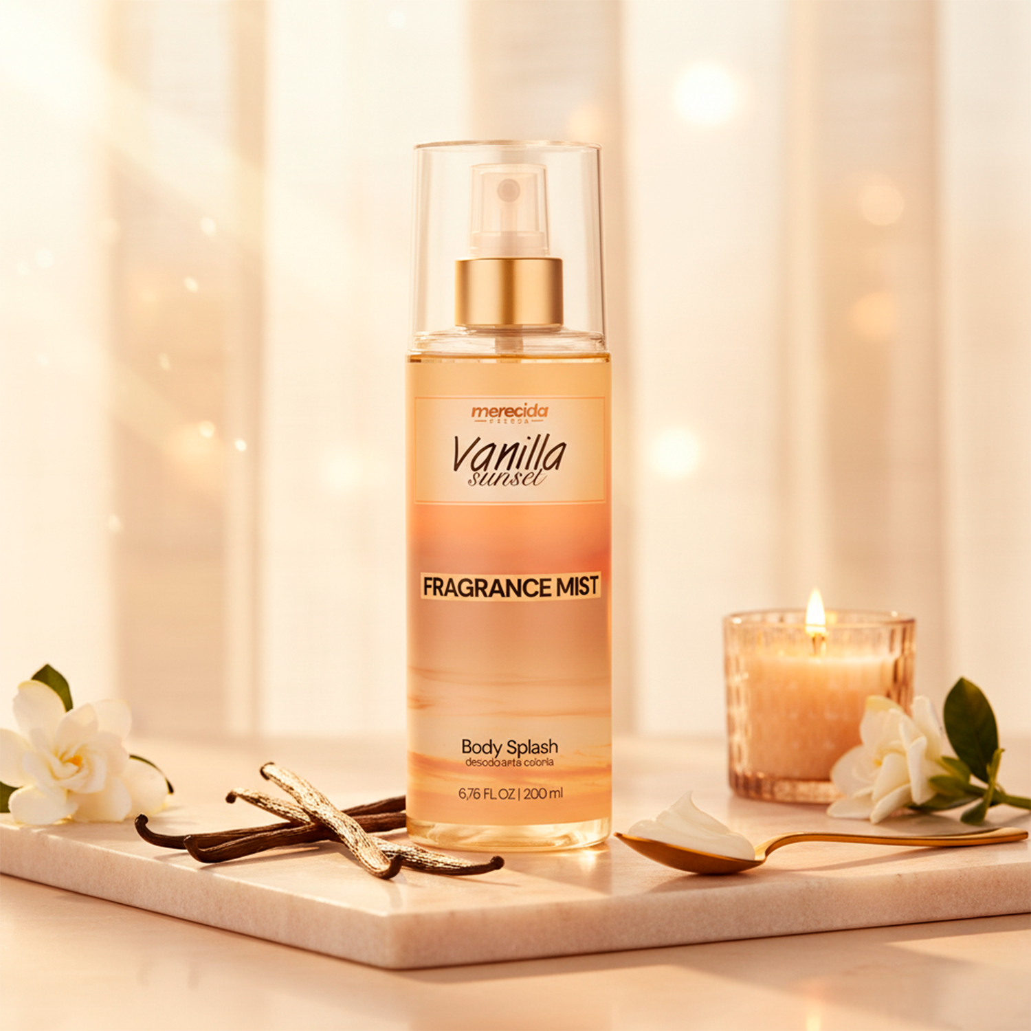 Body Splash Vanilla Sunset - Desodorante Colônia 200ml