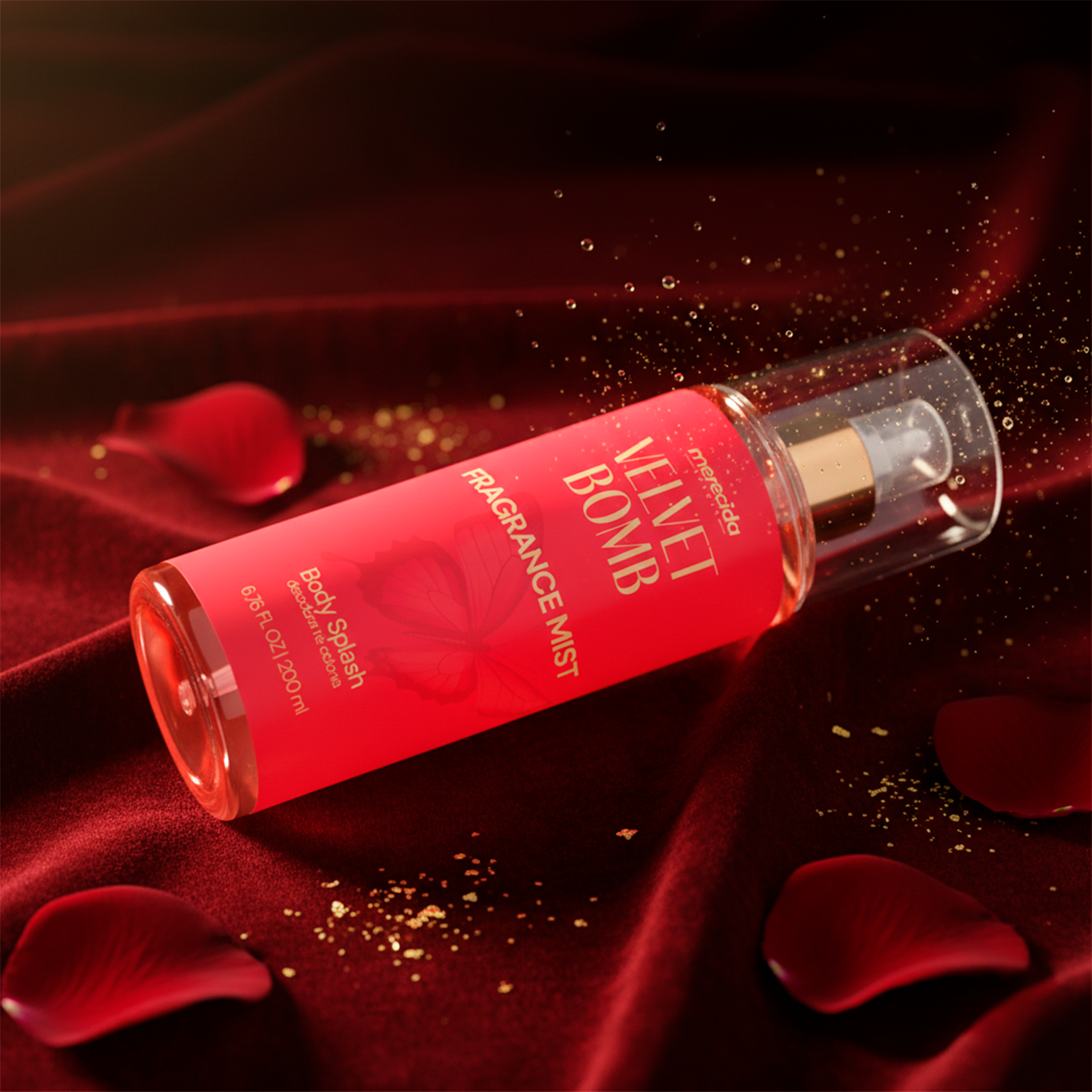 Body Splash Velvet Bomb - Desodorante Colônia 200ml