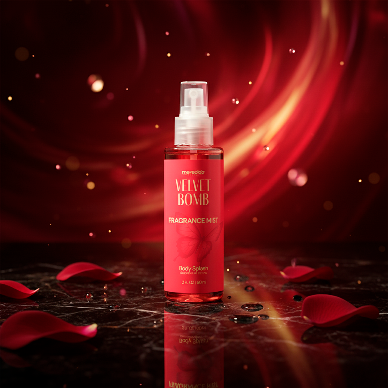 Kit Body Cream 50g e Body Splash Velvet Bomb 60ml