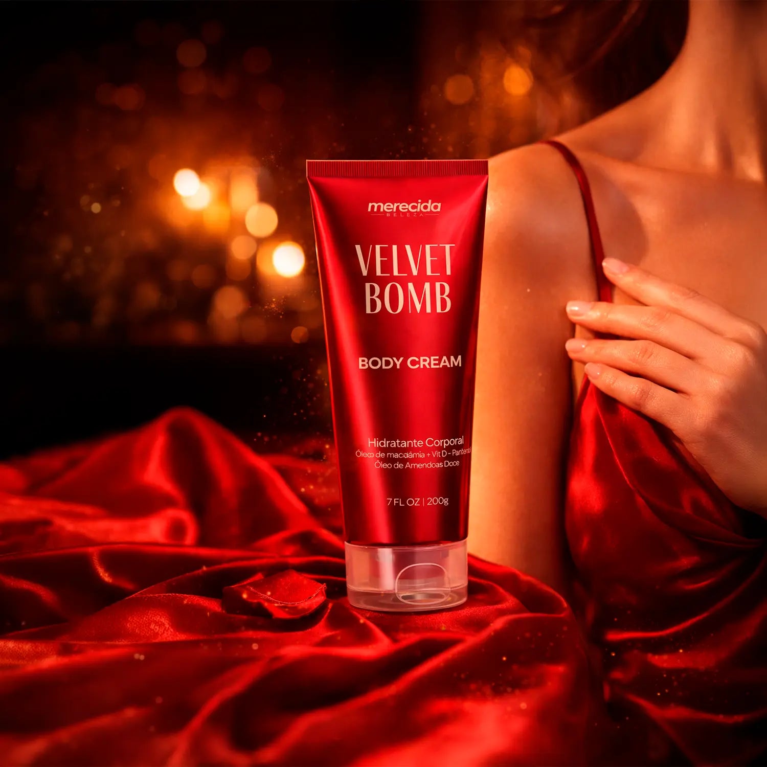 Body Cream Velvet Bomb - Desodorante Hidratante 200g