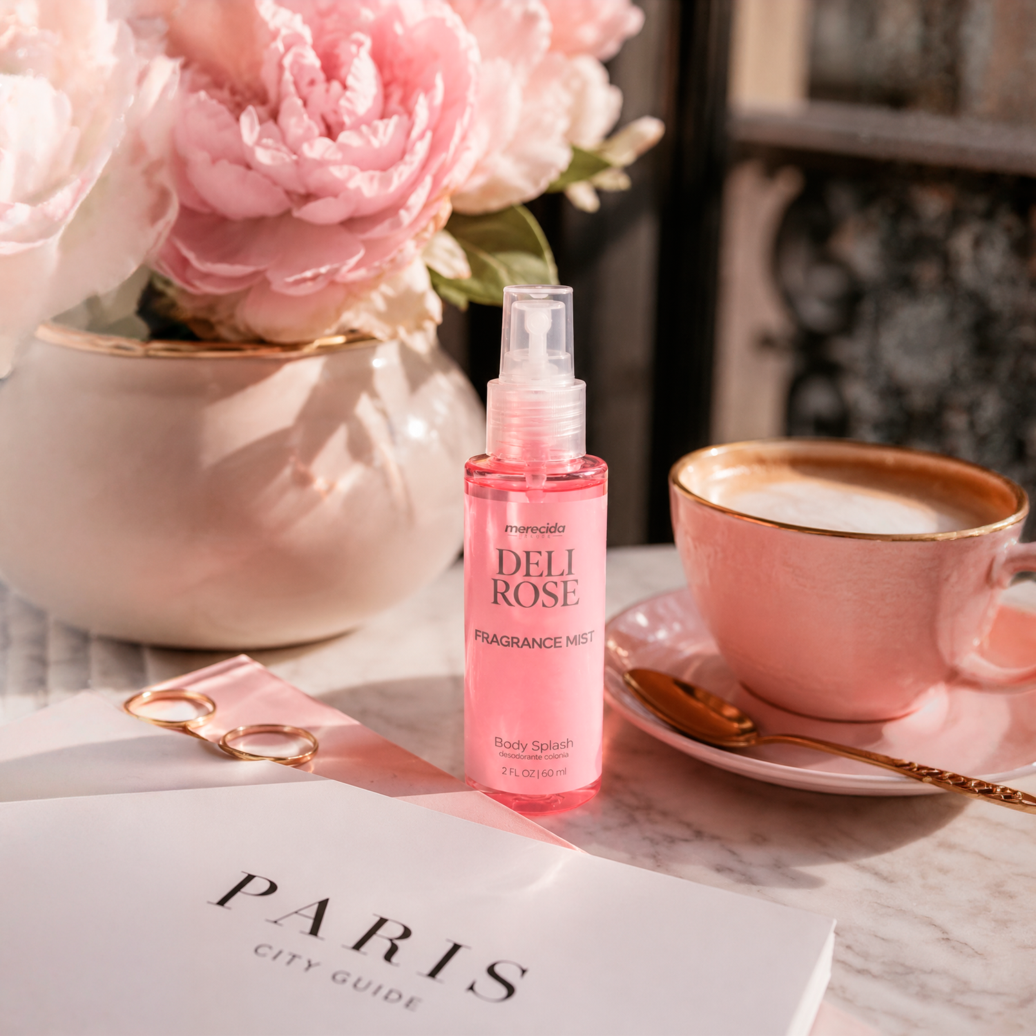 Kit 3 Body Splash Desodorante Colônia 60ml - Golden Sense, Deli Rose, Paradiv