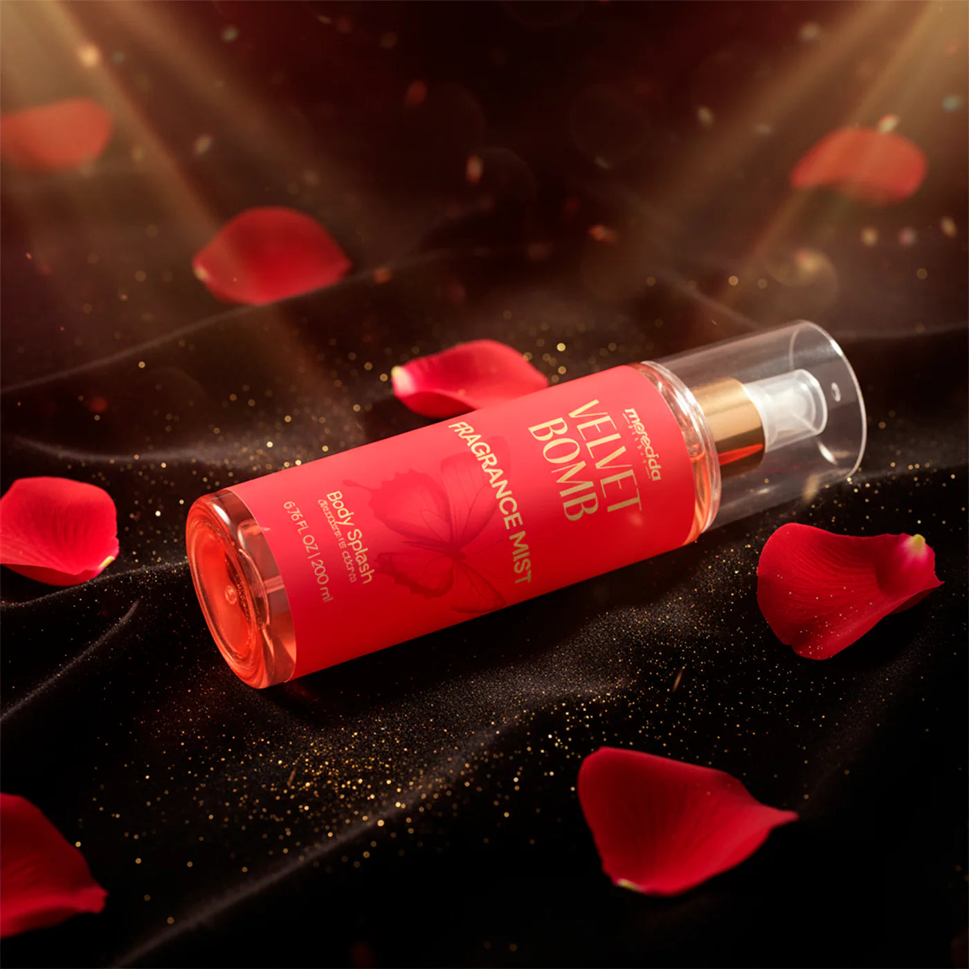 Kit 2 Body Splash Desodorante Colônia 200ml - Golden Sense e Velvet Bomb