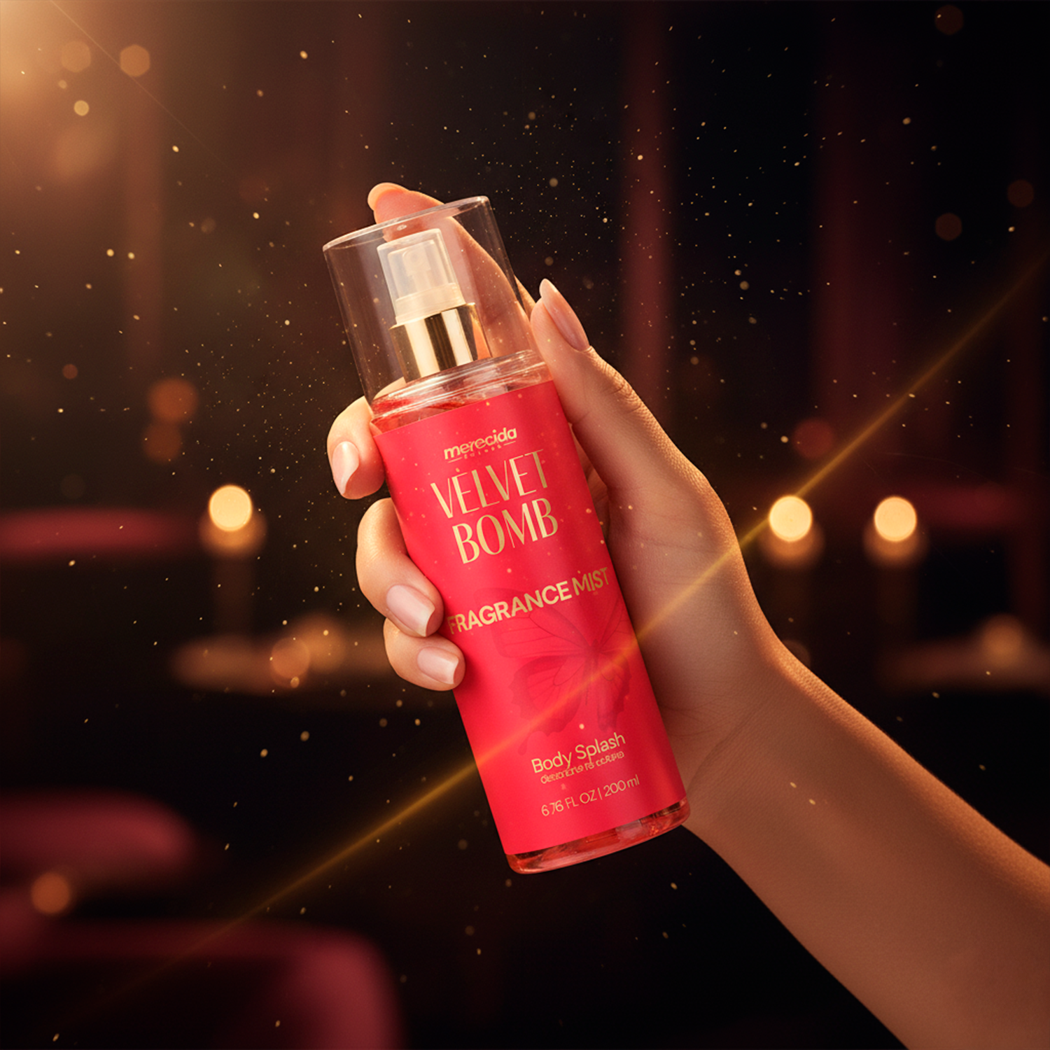 Body Splash Velvet Bomb - Desodorante Colônia 200ml